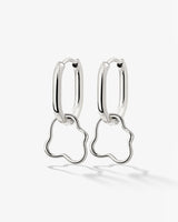 Forming Fluids Oval Hoop Set Baby Argento