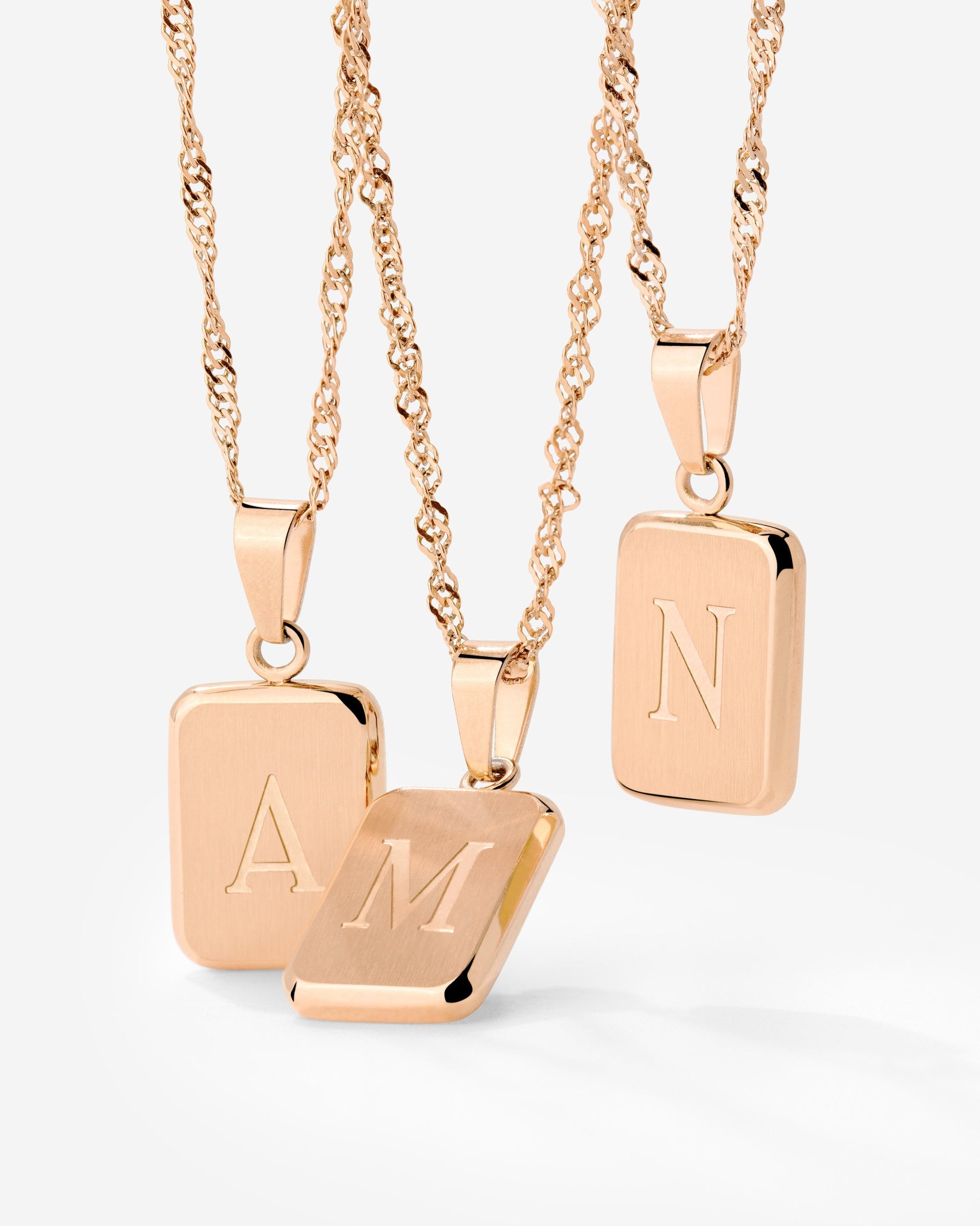 Letter Collana Oro Rosa