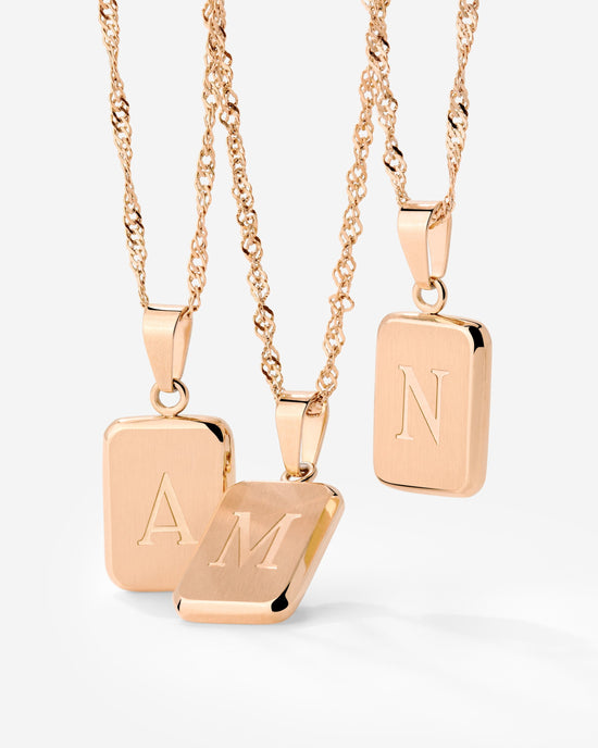 Letter Collana Oro Rosa