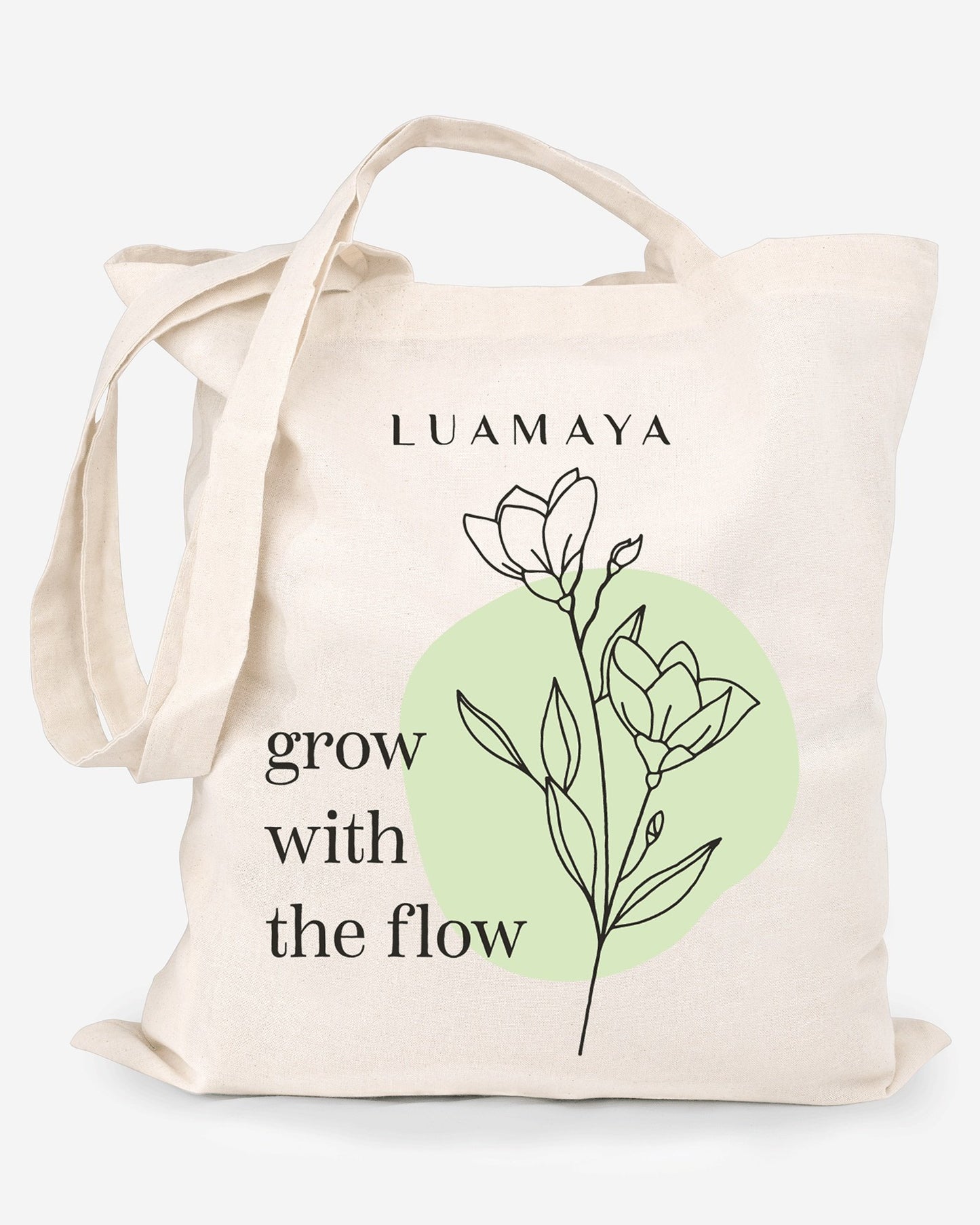 Borsa di iuta Grow with the flow