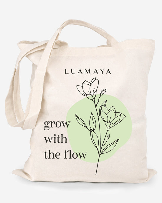 Borsa di iuta Grow with the flow