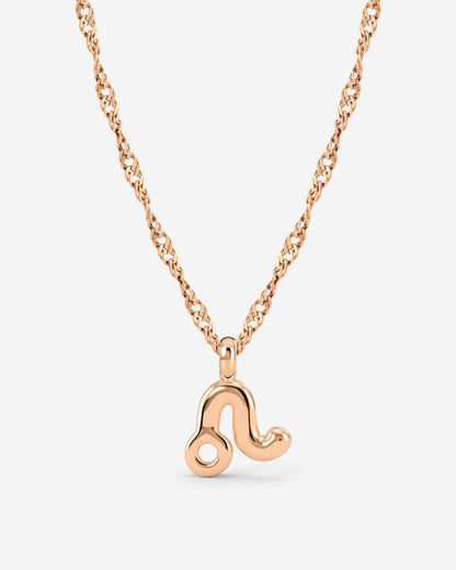 Leo Bubble Collana Oro Rosa