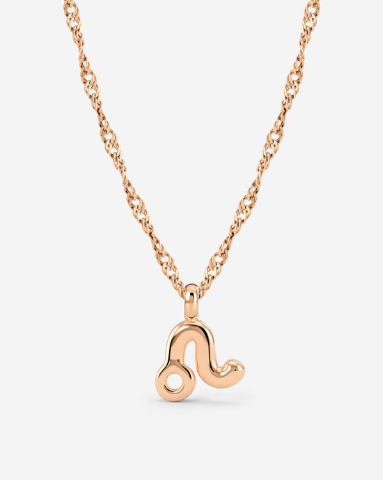 Leo Bubble Collana Oro Rosa