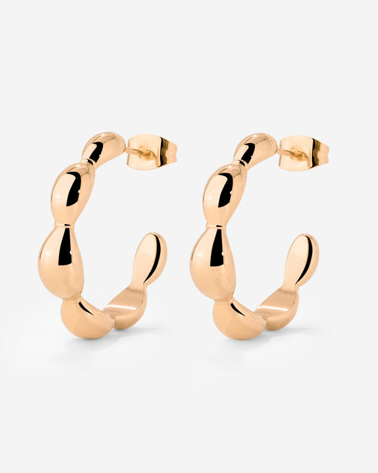 Graceful Curves Orecchini Oro Rosa