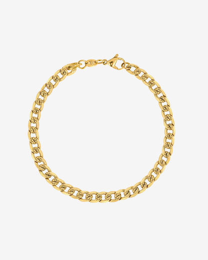 Cuban Chain Bracciale Oro
