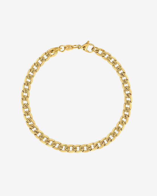 Cuban Chain Bracciale Oro