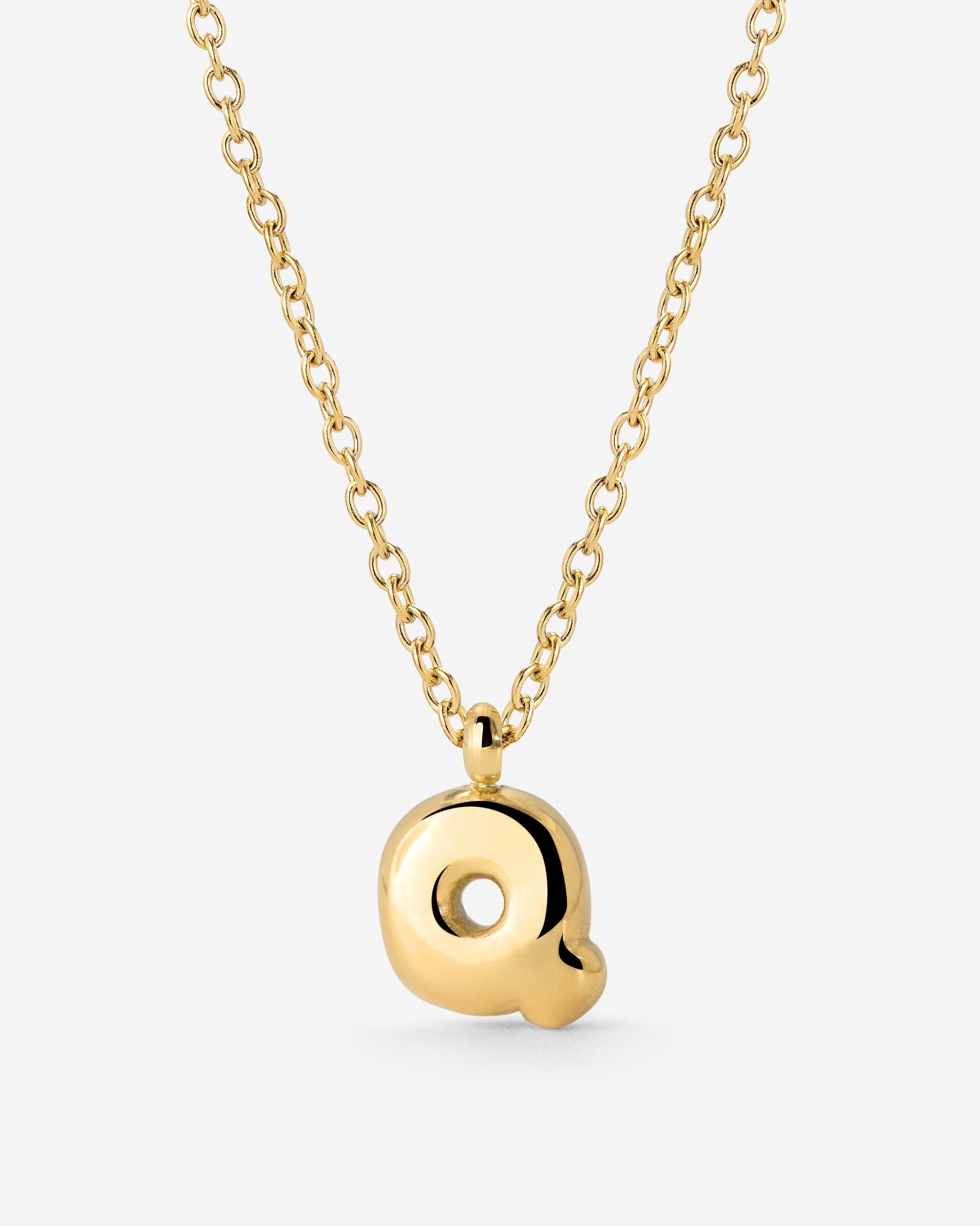 Bubble Letter Collana Oro