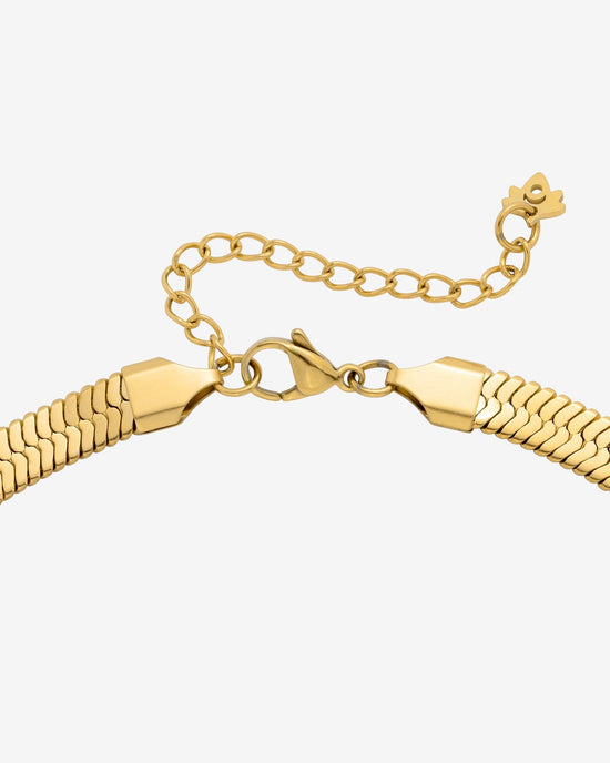 Slim Herringbone Collana Oro