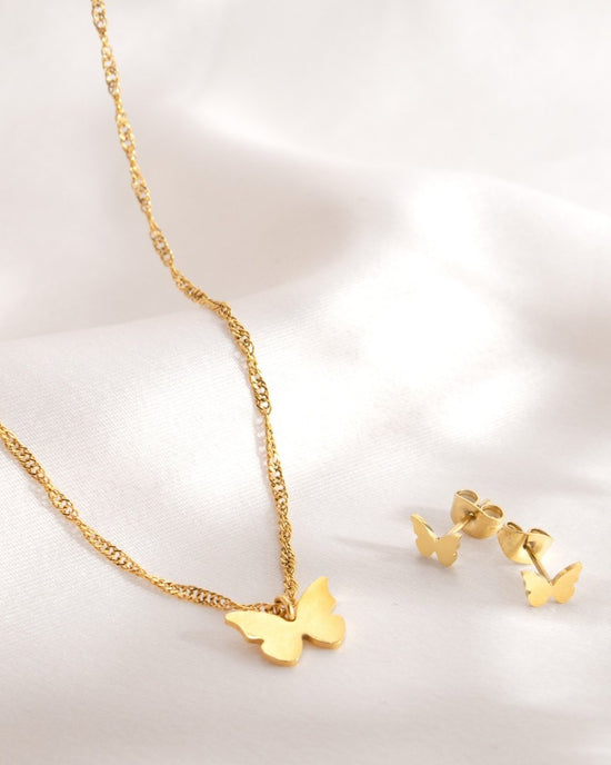 Flutterby Collana Argento