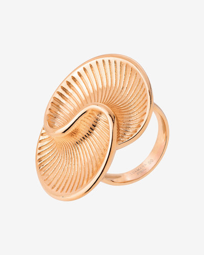 Winding Spiral Anello Oro Rosa