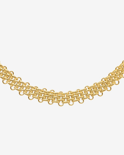 Bold Mesh Collana Oro