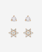 Glimmering Petals Stud Bundle Oro Rosa