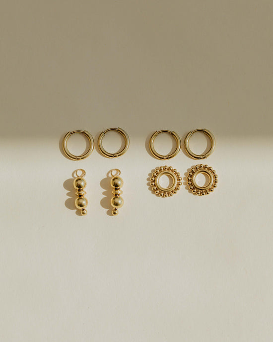 Golden Dawn Hoop Set Small