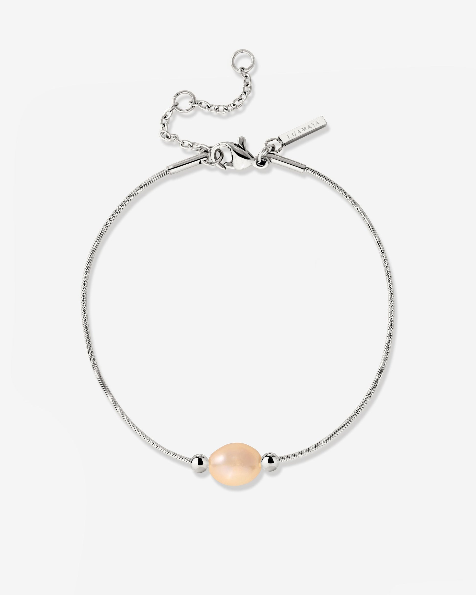 Blush Pearl Bracciale Argento