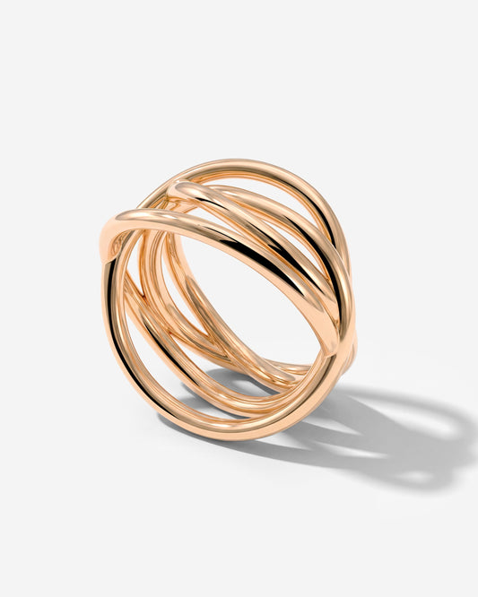 Intertwined Ring Roségold