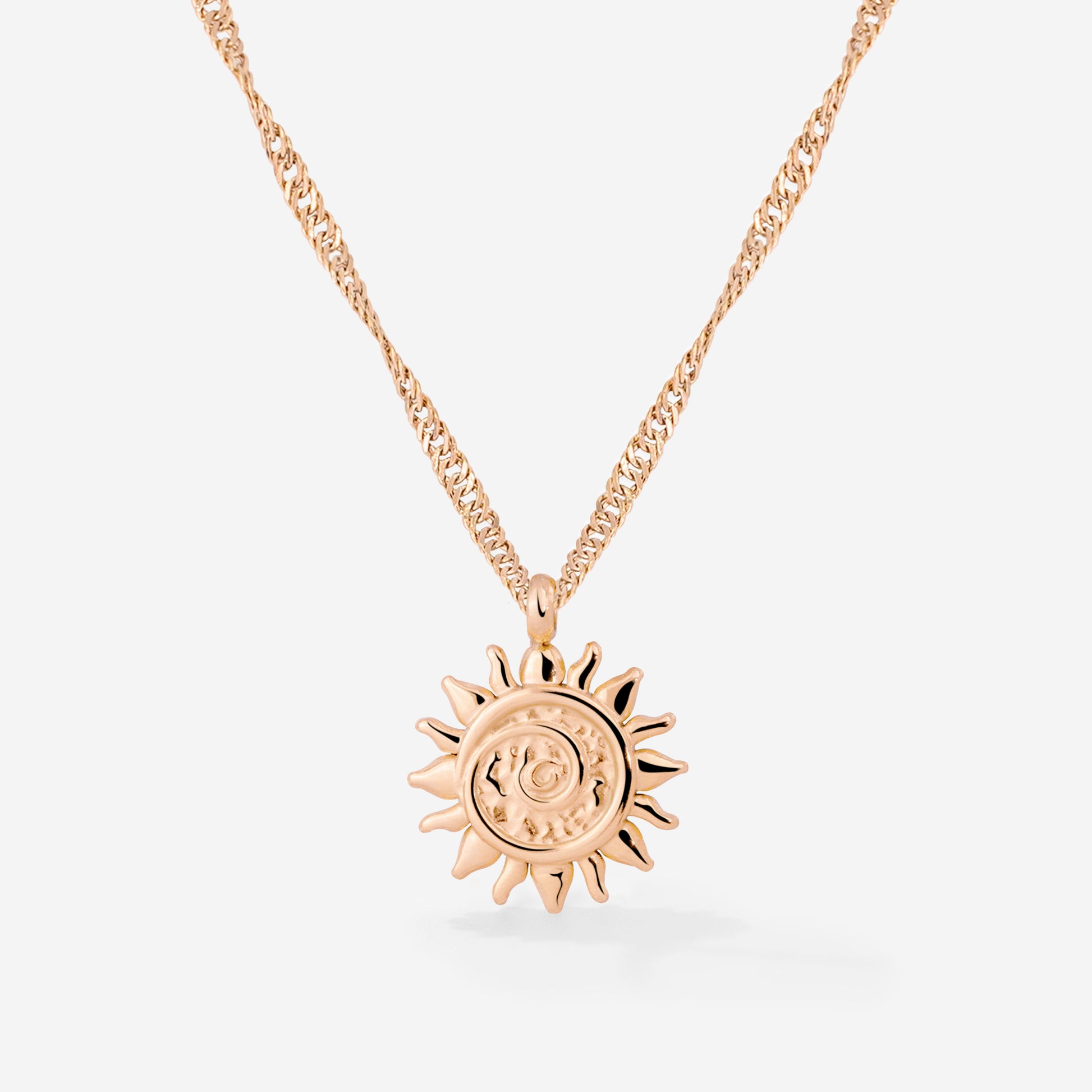Sunny Swirl Collana Oro Rosa