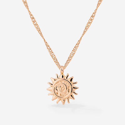 Sunny Swirl Collana Oro Rosa