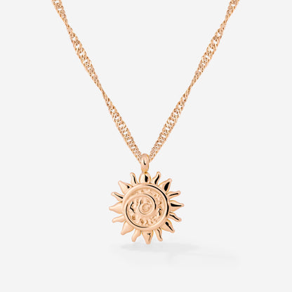 Sunny Swirl Collana Oro Rosa