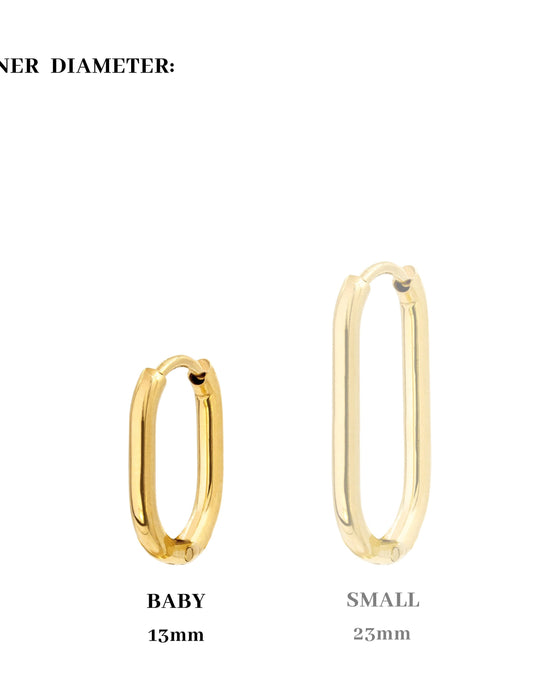 Oval Hoop Set Baby
