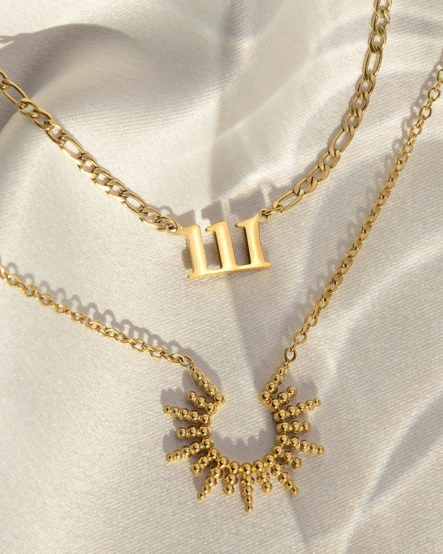 Angel Number Collana Argento