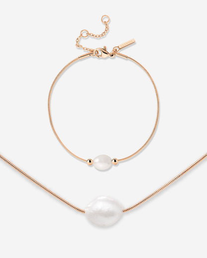 Minimalist Pearl Bundle Oro Rosa