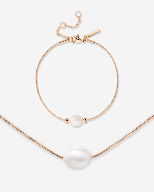 Minimalist Pearl Bundle Oro Rosa