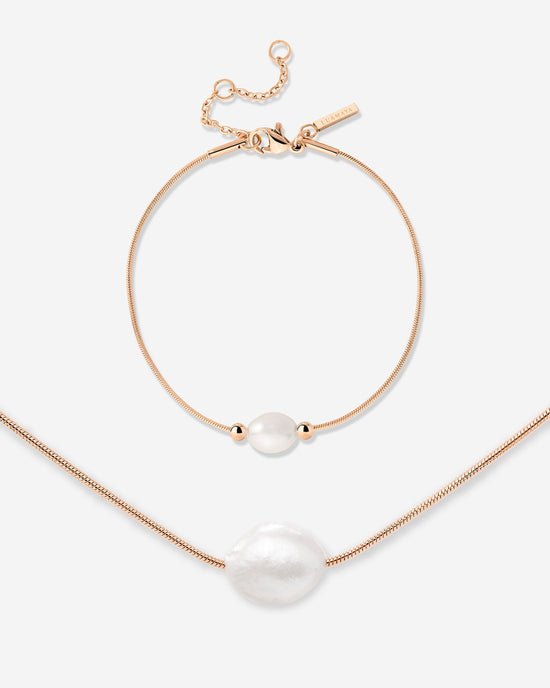 Minimalist Pearl Bundle Oro Rosa