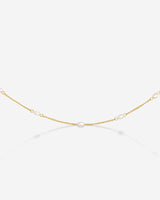Pearl after Pearl Choker Oro