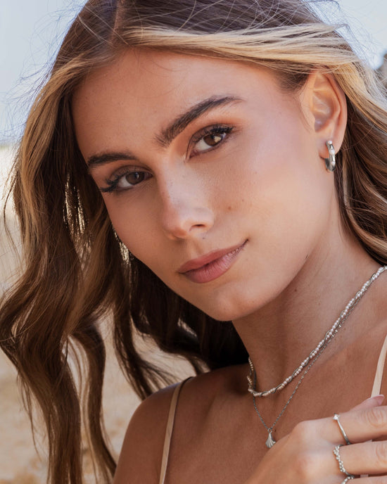 Timeless Chic Hoopies Argento
