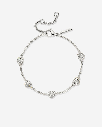 Glass Heart Bracciale Argento