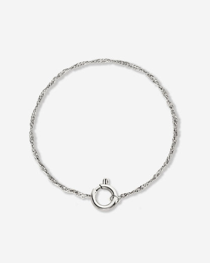 Singapore Chain Charm Bracciale Argento
