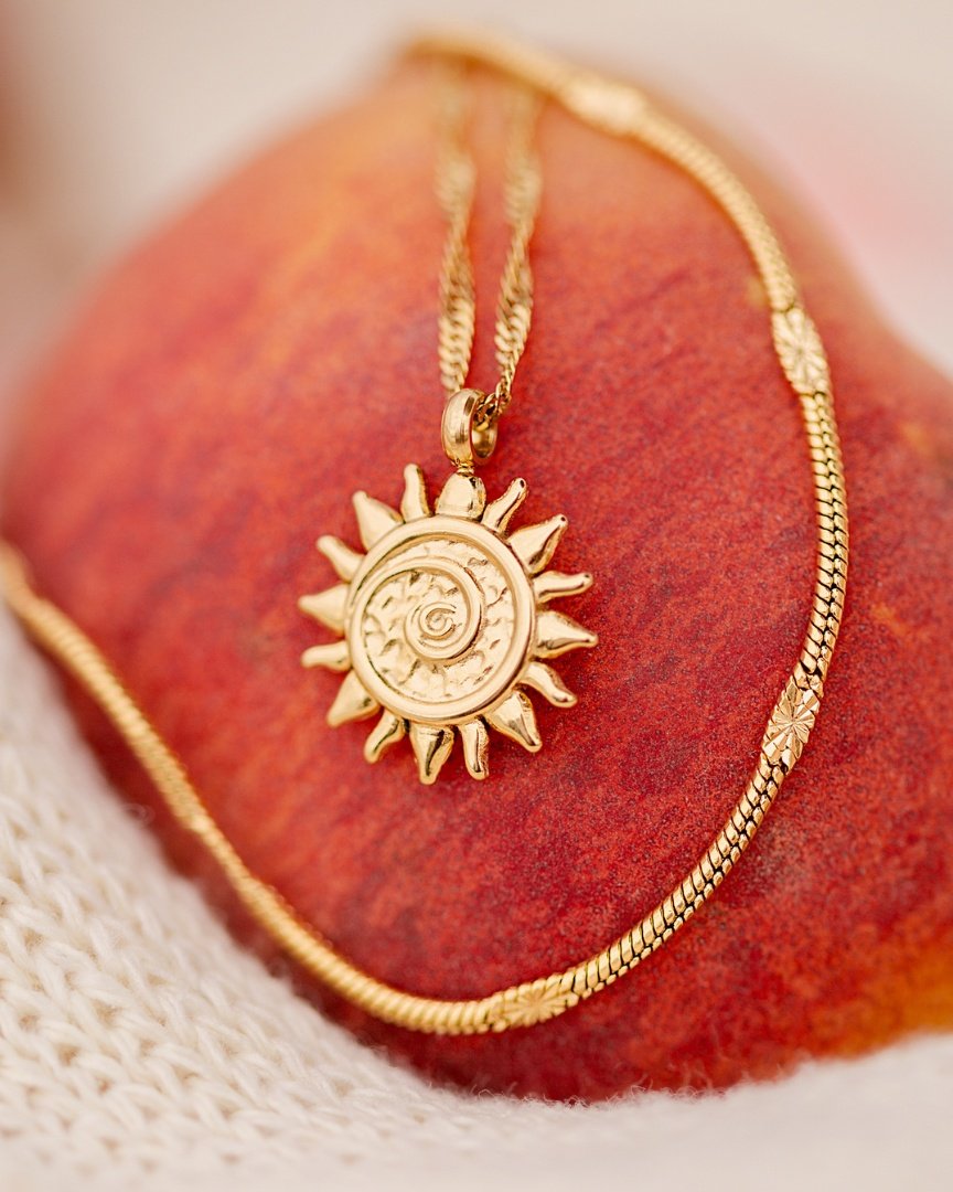Sun Ray Collana Oro