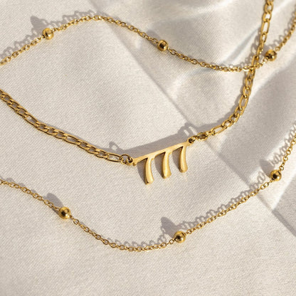 Angel Number Collana Oro