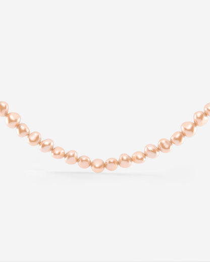 Dusty Rose Perlita Choker Argento