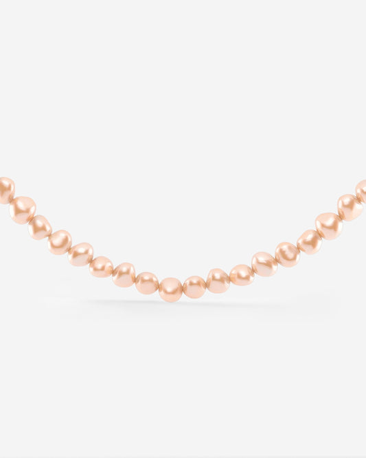 Dusty Rose Perlita Choker Argento
