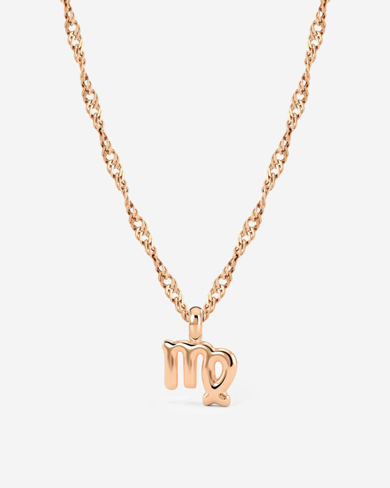 Virgo Bubble Collana Oro Rosa