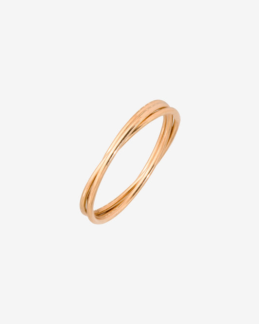 Tiny Trio Anello Oro Rosa