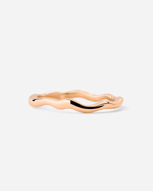 Flowing Anello Oro Rosa