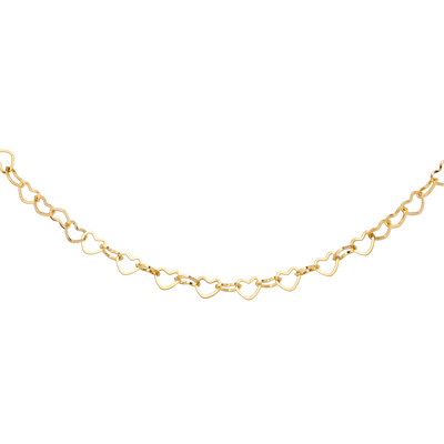 Heart after Heart Collana Oro