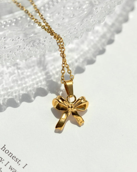 Pretty Ribbon Collana Oro