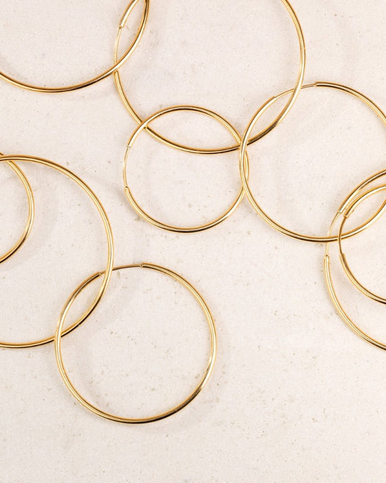 Extra Maxi Hoops Oro