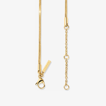 Squared Snake Chain Collana Oro