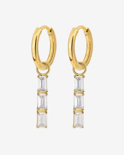 Baguette Bundle Hoop Set Small Oro