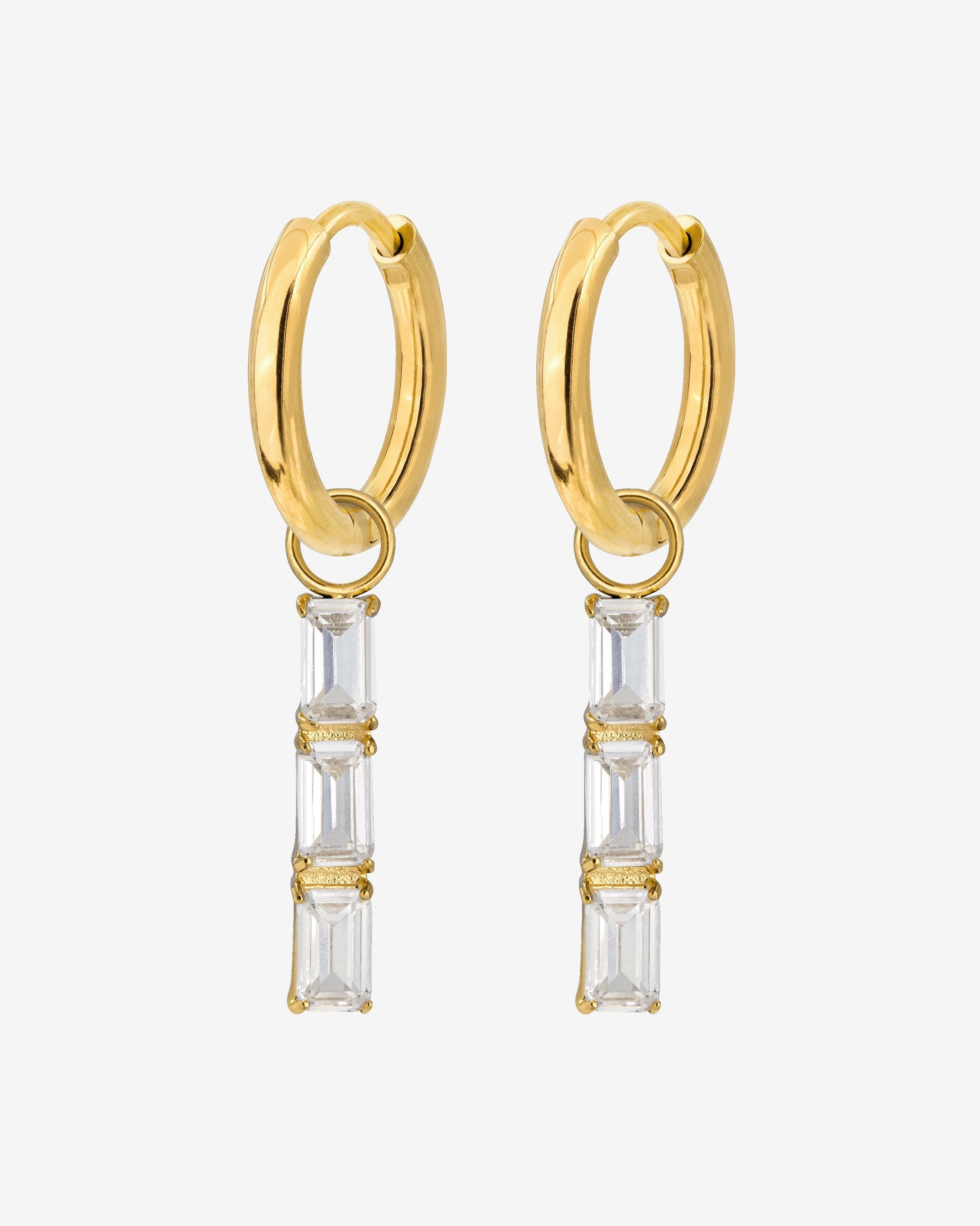 Baguette Bundle Hoop Set Small Oro