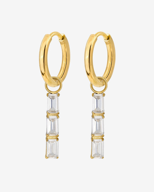 Baguette Bundle Hoop Set Small Oro