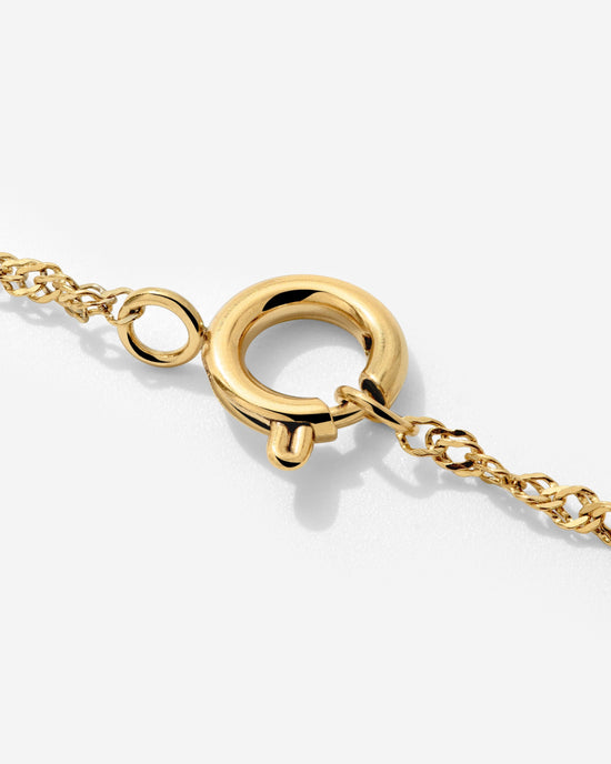 Singapore Chain Charm Collana Set