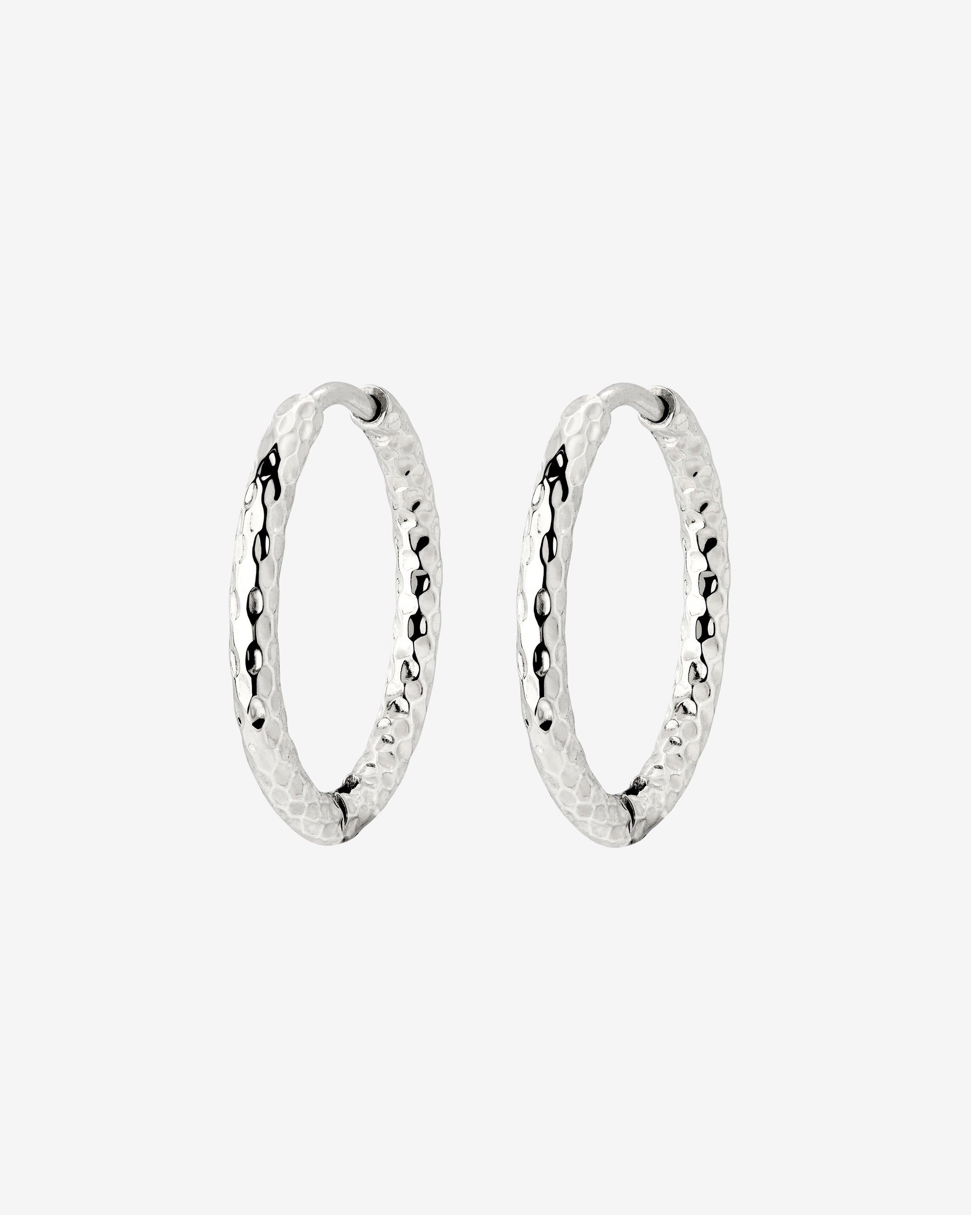 Prism Hoops Medium Argento