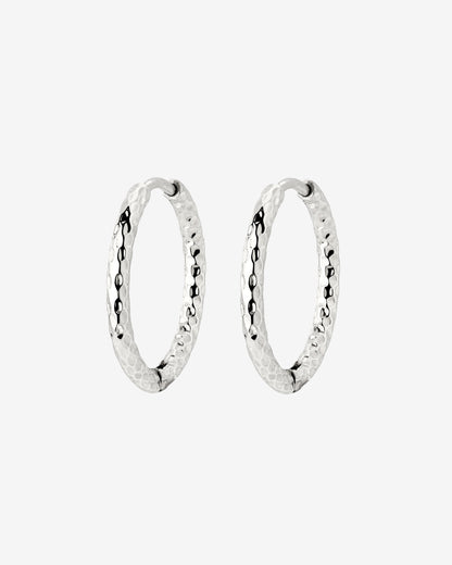 Prism Hoops Medium Argento
