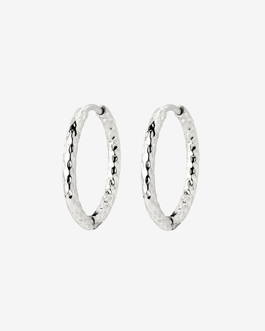 Prism Hoops Medium Argento