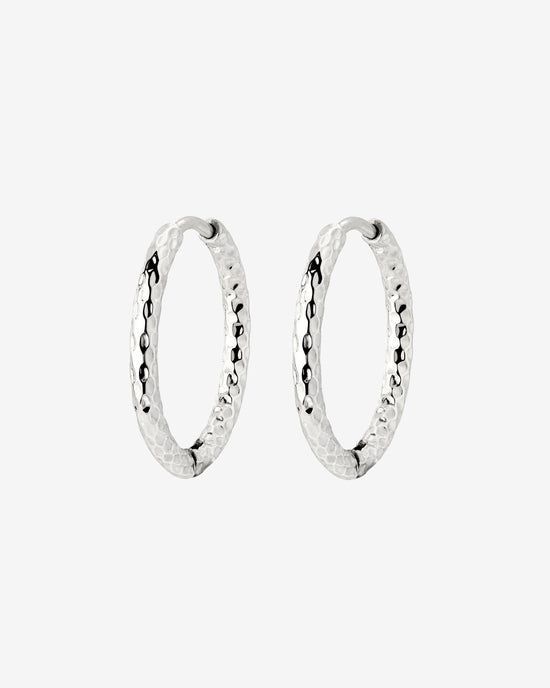 Prism Hoops Medium Argento